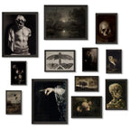 Dark Academia Wall Art and Posters - Witchy, Gothic Home Decor for Halloween Bedroom