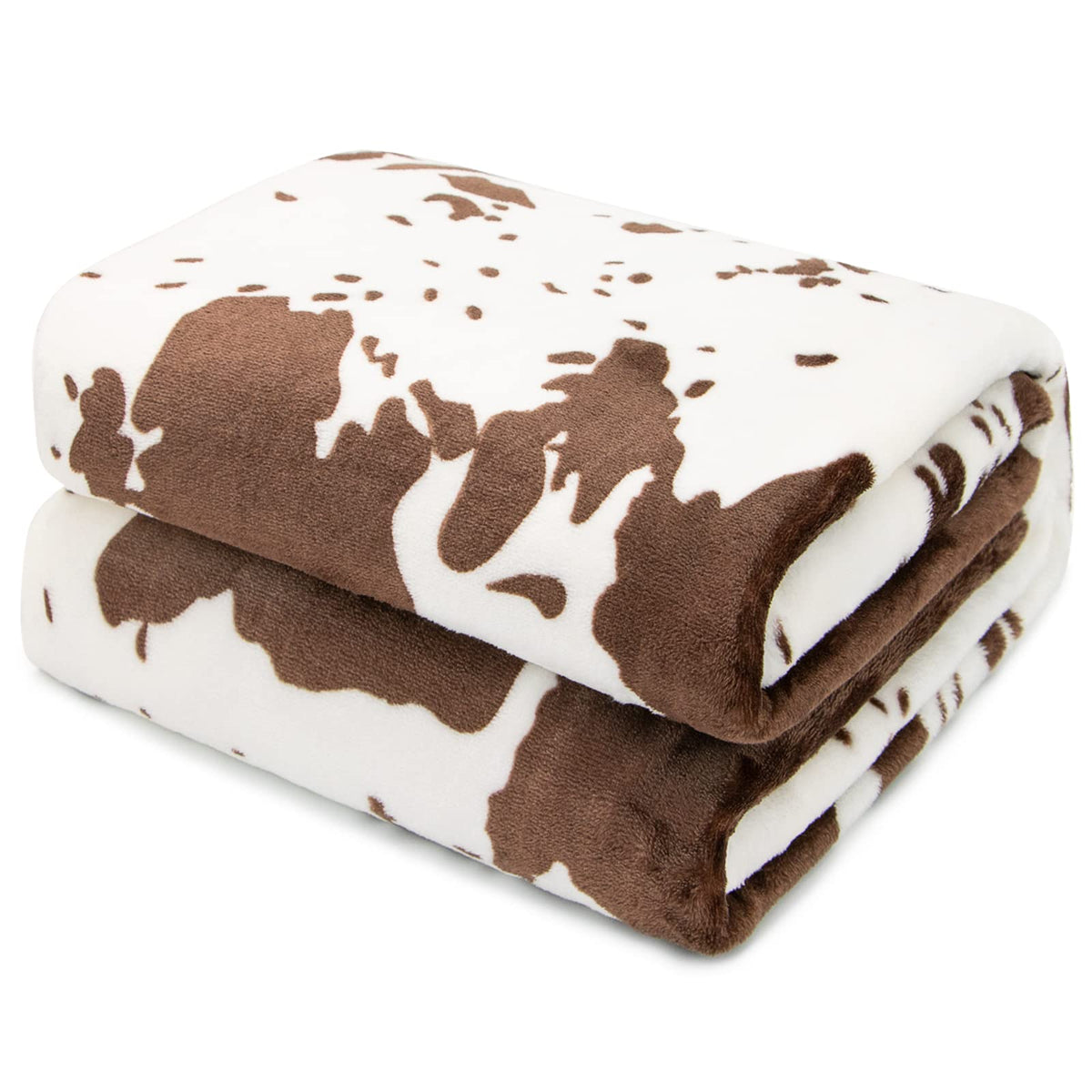 Cute Cow Print Blanket For Kids Cozy Soft Lightweight Cow Throw Blanket Warm Fleece Fuzzy Plush All Season Sofa Bed Travel Couch