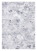 SAFAVIEH Amelia Collection Accent Rug - 4' x 6', Grey & Ivory, Modern Abstract Design, Non-Shedding & Easy Care, Ideal for High 
