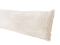 Extra Soft Body Pillow Cover, Sherpa/Microplush Material, 20X54 Inches, Zipper Closure (Cream)