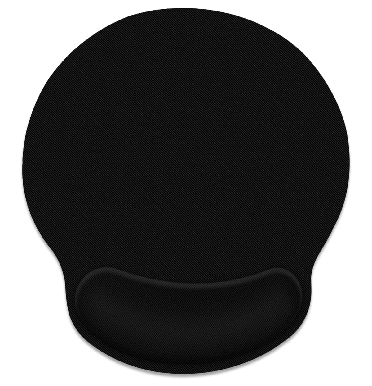 Britimes Black Mouse Pad Ergonomic Mouse Pad With Wrist Support Non-Slip Rubber Base Mousepad For Home Office Gaming Working Com