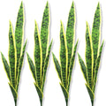 Bird Fiy Artificial Snake Plants 30' Faux Agave Fake Sansevieria Artificial Silk Plant for Home Garden Office Store Decoration 
