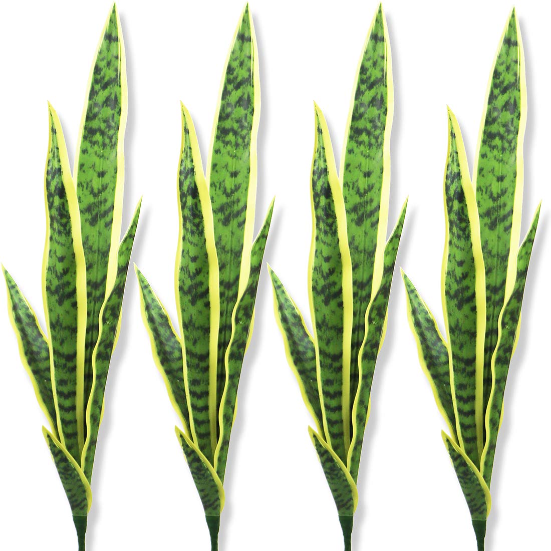 Bird Fiy Artificial Snake Plants 30' Faux Agave Fake Sansevieria Artificial Silk Plant for Home Garden Office Store Decoration 
