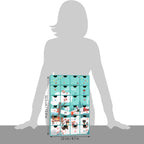 BRUBAKER Reusable Advent Calendar for Cats - DIY Christmas Calendar with 24 Doors for Treats, Snacks, and Surprises