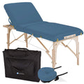 EARTHLITE Portable Massage Table Package AVALON TILT - Foldable Treatment Table with Tilt Option, Reiki Endplate, Premium Flex-R