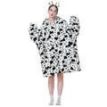 Aemicion Wearable Blanket Hoodie,Oversized Hooded Blanket Sweatshirt,Warm Cozy Sherpa Hoodie Blanket Gift For Women Men Adult-Co