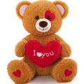 Maogolan I Love You Teddy Bear Plush Toy, 20    Bear Stuffed Animal With Red Heart Pillow For Valentine Day Sweet Romantic Anniv