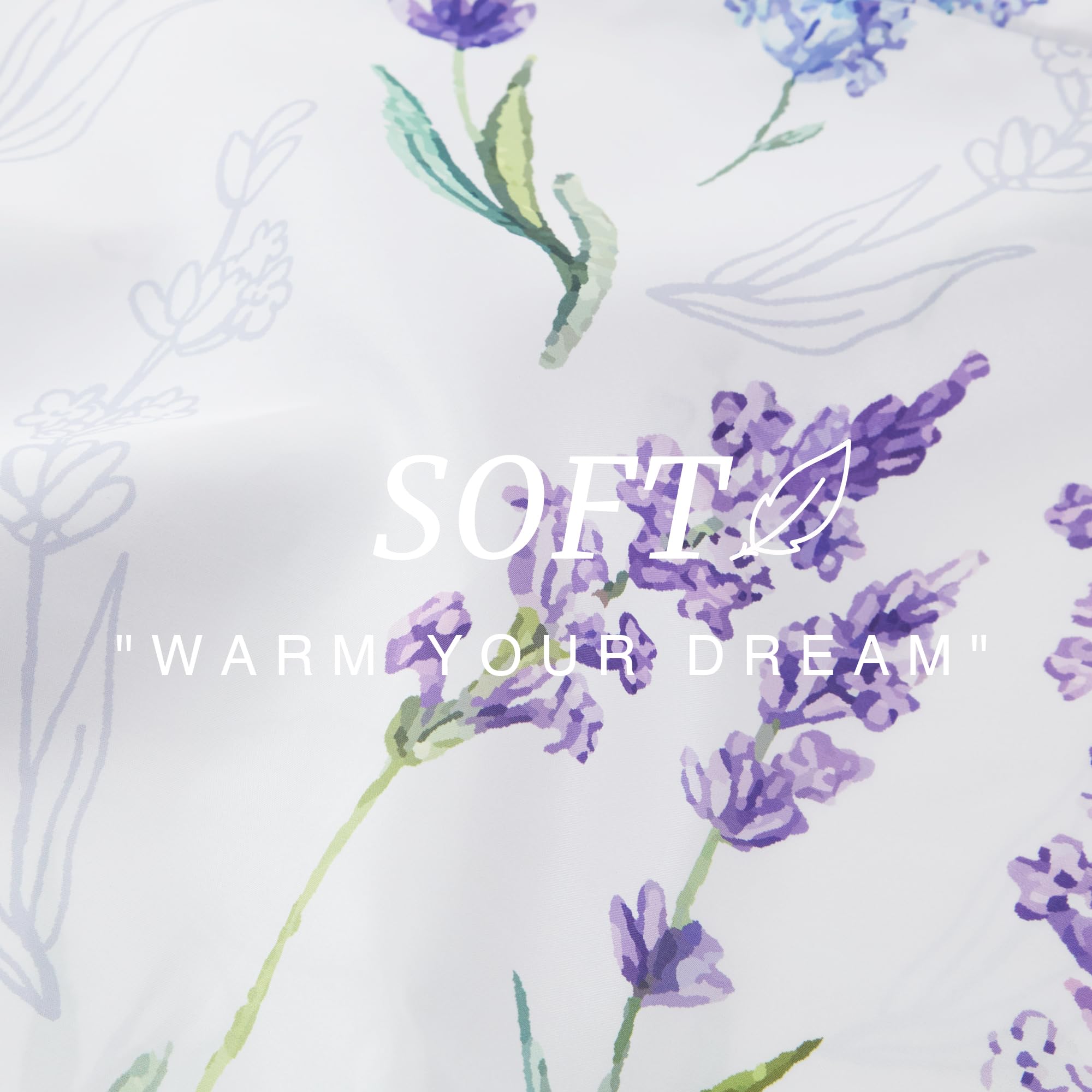 Exq Home Satin Pillowcase For Hair And Skin Queen - Lavender Printed Silk Pillowcase 2 Pack 20X30 Inches - Satin Pillow Cases Se