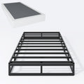 Shland Box Spring Twin 7 Inch Metal Box Spring Twin Size Basics Bed Base, Mattress Foundation,Black Heavy Duty Structure With Co