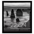 Americanflat 22x24 Picture Frame with Polished Plexiglass - Epic Collection - Square Picture Frames with Engineered Wood - Wide 