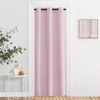 Nicetown Room Darkening Curtain For Kids Bedroom Nursery Essential Thermal Insulated Solid Grommet Top Drape Panel (Lavender Pink=Baby Pink, 1 Panel, 42 X 84 Inch)