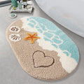 Roseate Shore Super Soft Anti Skid (40x60 cm) Super Absorbent Mats Microfibre 2000 GSM Mat for Bathroom/Bedroom/Kitchen/Door Mat