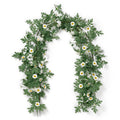 SOMYTING Artificial Daisy Garland Decorative Fake Flower Vine Hanging 5.6Ft Silk Flower Greenery for Home Garden Outdoor Ceremon