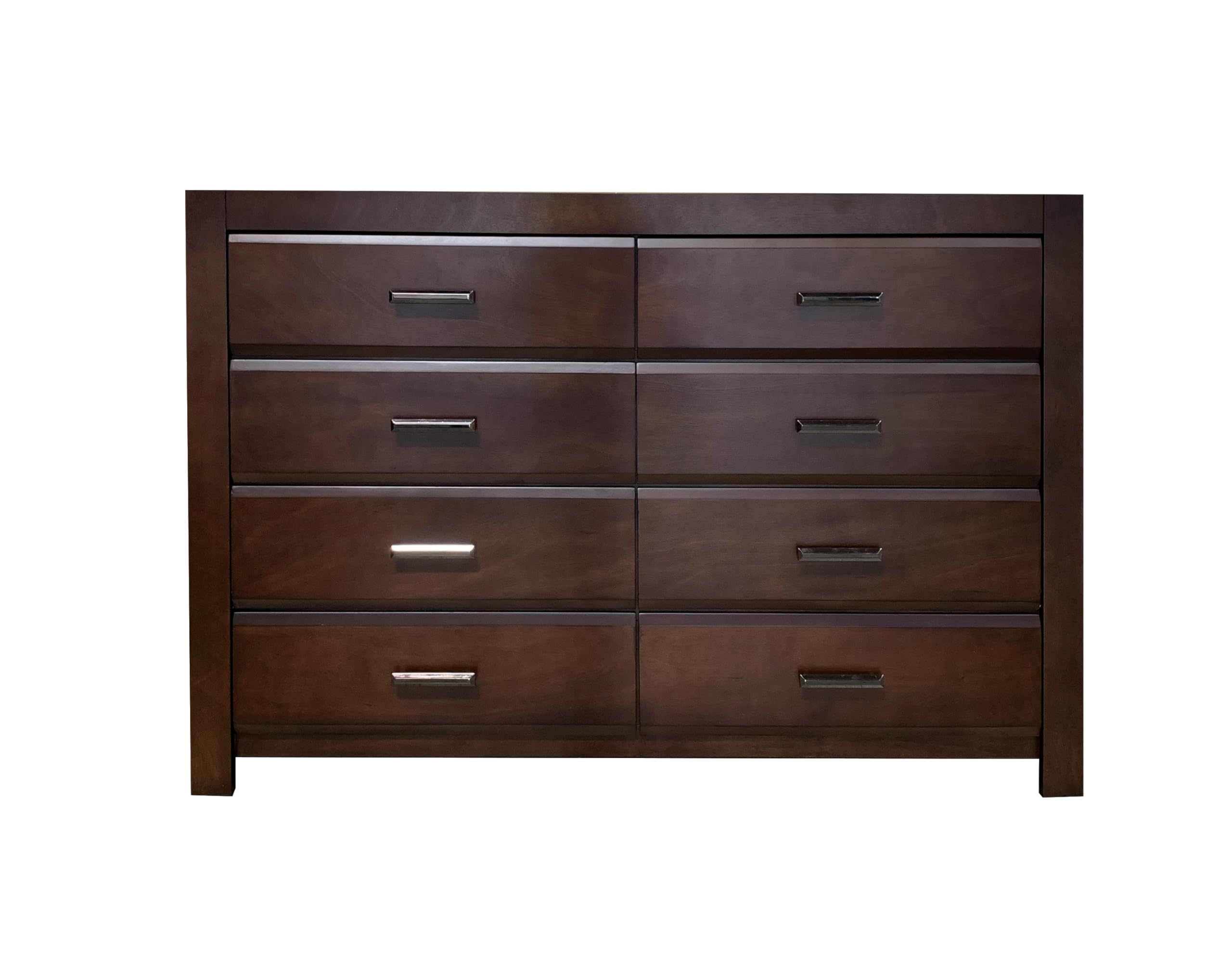 Acme Oberreit Wood 8-Drawers Bedroom Dresser In Walnut