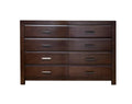 Acme Oberreit Wood 8-Drawers Bedroom Dresser In Walnut