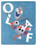 Northwest Enterprises Disney Frozen 2 Olaf Silky Soft Throw Blanket 40' X 50' Olaf'S Adventures Ii