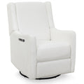 Delta Children Mercer Electronic Power Recliner and Swivel Glider with USB Port in LiveSmart Performance Fabric - Water Repellen