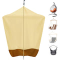Skyfiree Hanging Hammock Chair Cover Egg Chair Swing Cover 420D Waterproof Cover For Hammock Chair Outdoor Hanging Egg Chair Swing Cover With Zipper 19X62 Inch