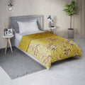 Ddecor  Polycotton, 1 Single Comforter, Yellow