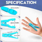 48 Packs Colorful Plastic Clothespins Hangers Clips Clothes Pins Heavy Duty Laundry Clothes Pins Clips With Springs, Air-Drying