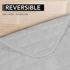 Easy-Going Sofa Slipcover L Shape Sectional Couch Cover 42 X 68 Inches Rectangular Chaise Lounge Cover Reversible Sofa Cover Fur