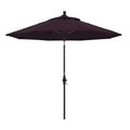 California Umbrella Gscuf908117-Sa65 9' Round Aluminum Pole Fiberglass Rib Market Patio Umbrella, 9-Foot, Purple
