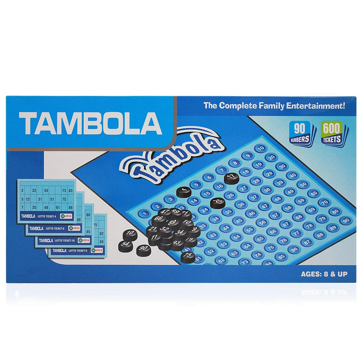 600 Tickets Tambola Housie Game for Kids (Multicolour),Pack of 1