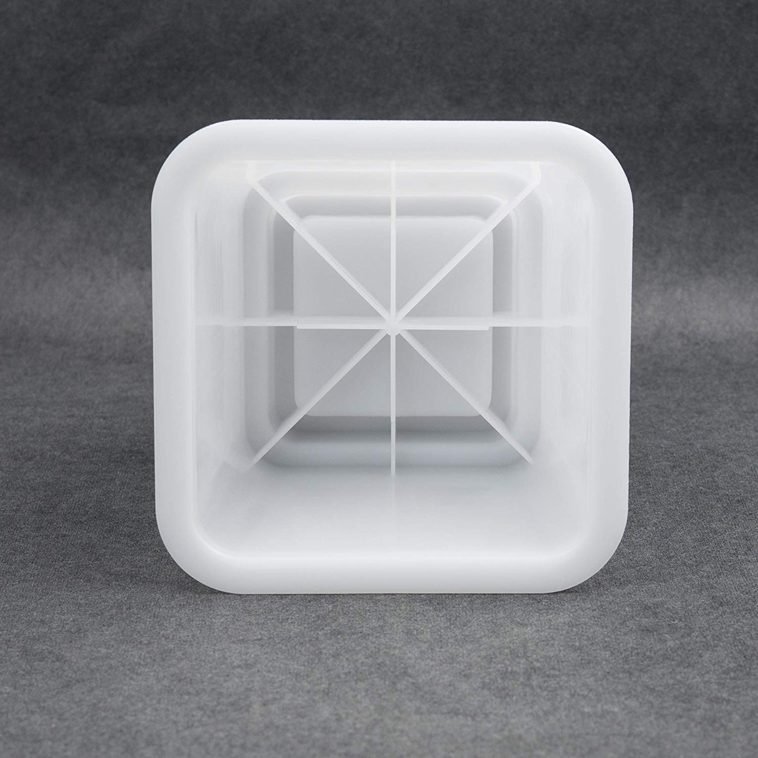 HomeRoots Adjustable Bed Furniture Risers, Heavy Duty Plastic 3', 5' or 8' White Risers for for Bed and Sofa - Set of 4 - Holds up to 1300LB