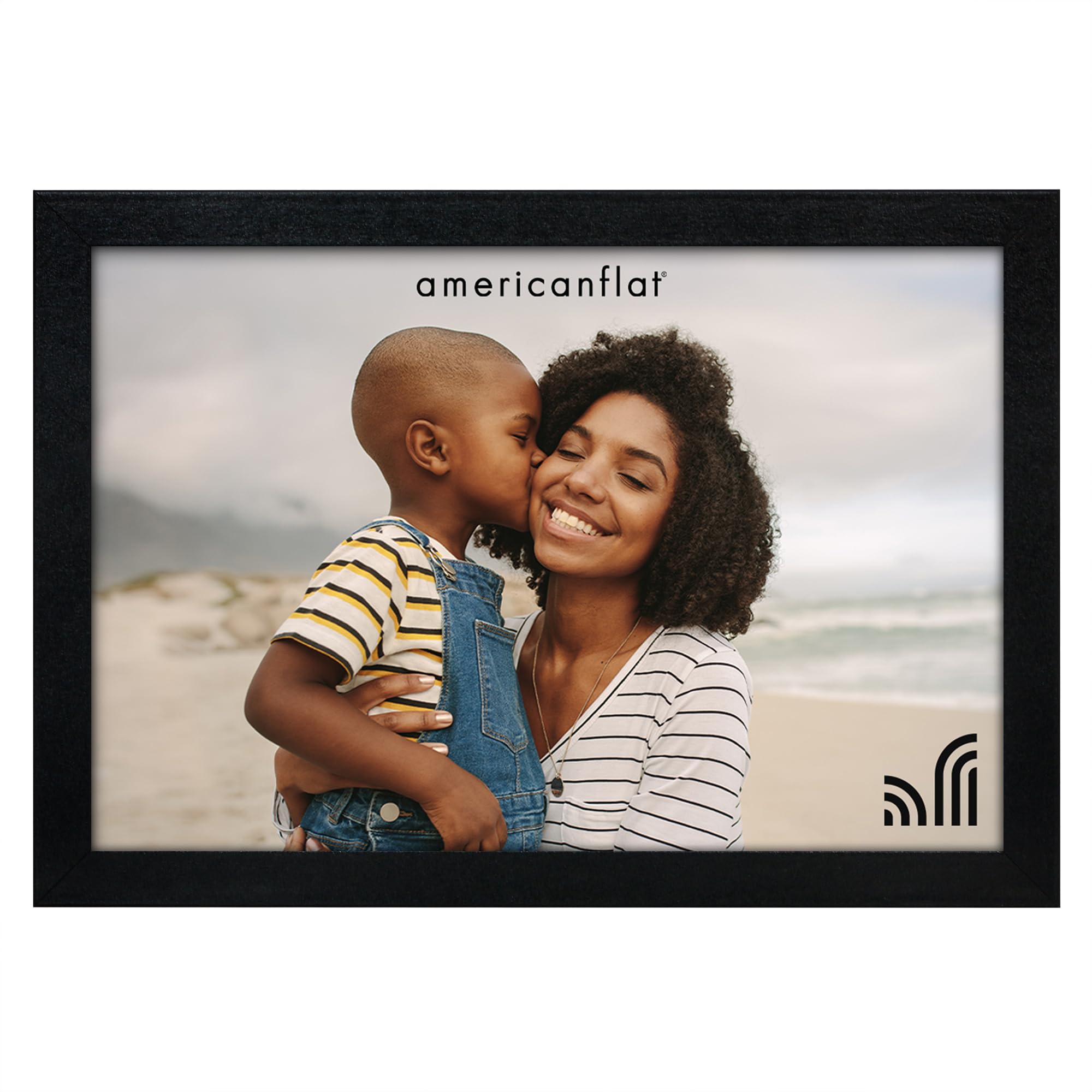 Americanflat 4x6 Magnetic Picture Frame for Refrigerator - Acrylic Panels with Strong Back Magnet - Magnetic Frames for Photos, 