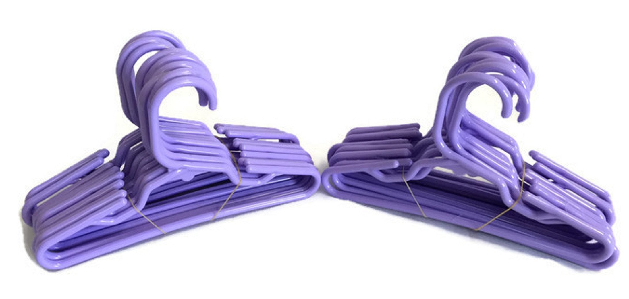 24 Lavender Clothes Hangers for 18 Inch Dolls.