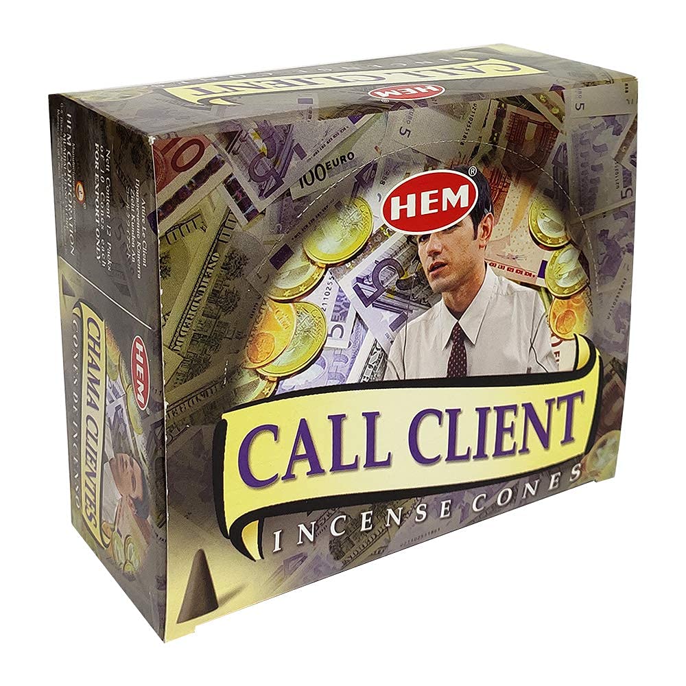 Trumiri Incense Cone Holder Bundle With Hem Call Clients Incense Cones - Pack Of 12 (Approx 120 Cones)