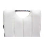 Best Master Furniture Brandon Modern Side Chairs, Set Of 2, White