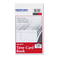 Rediform Employee Time Card, Weekly, 4.25 X 7 Inches, 100 Per Pad (4K409)