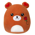 Cozyworld Teddy Bear Plush Stuffed Animals Plushie Pillow Original Squishy Romantic Cute Rose Flower Bear Love You Valentines Hu