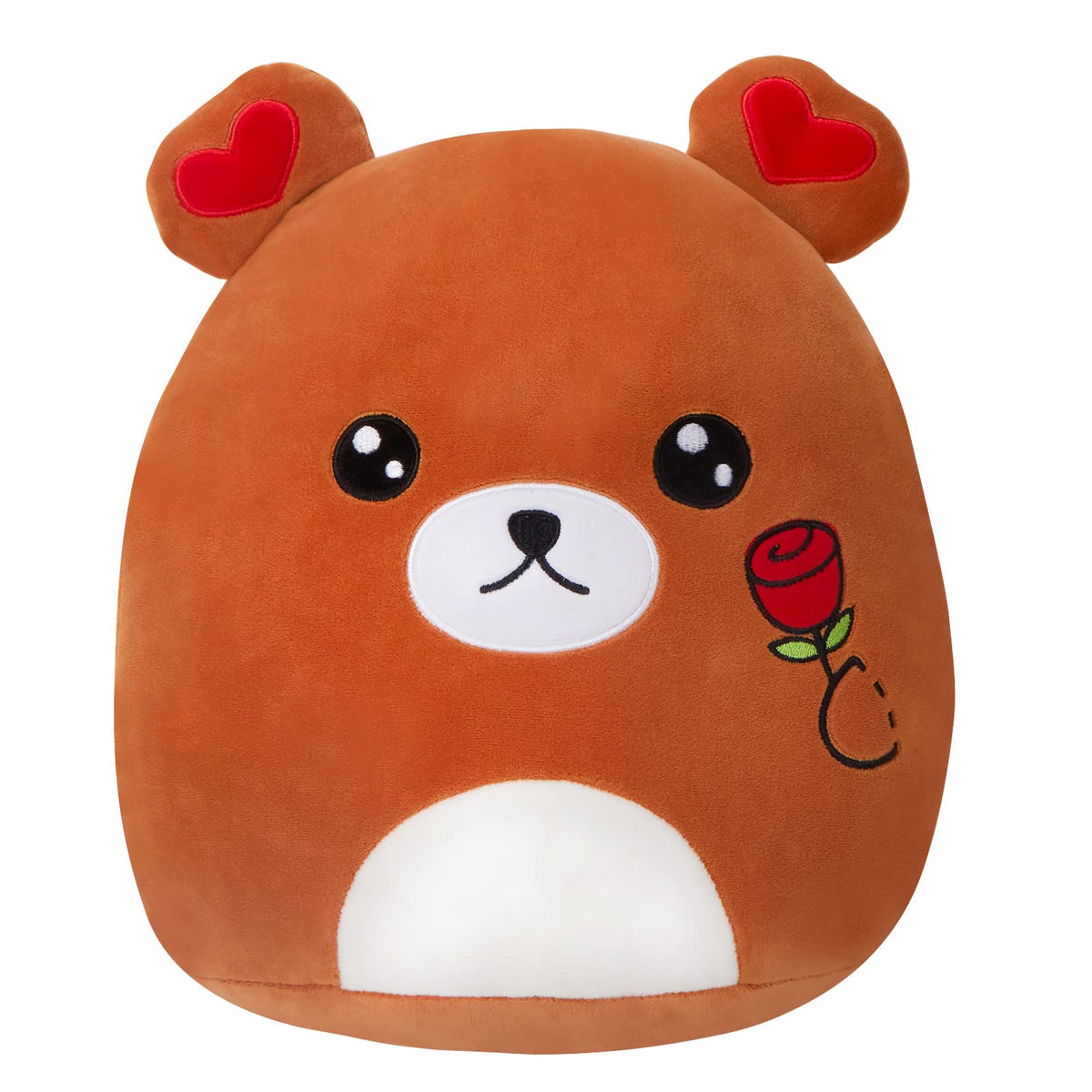 Cozyworld Teddy Bear Plush Stuffed Animals Plushie Pillow Original Squishy Romantic Cute Rose Flower Bear Love You Valentines Hu