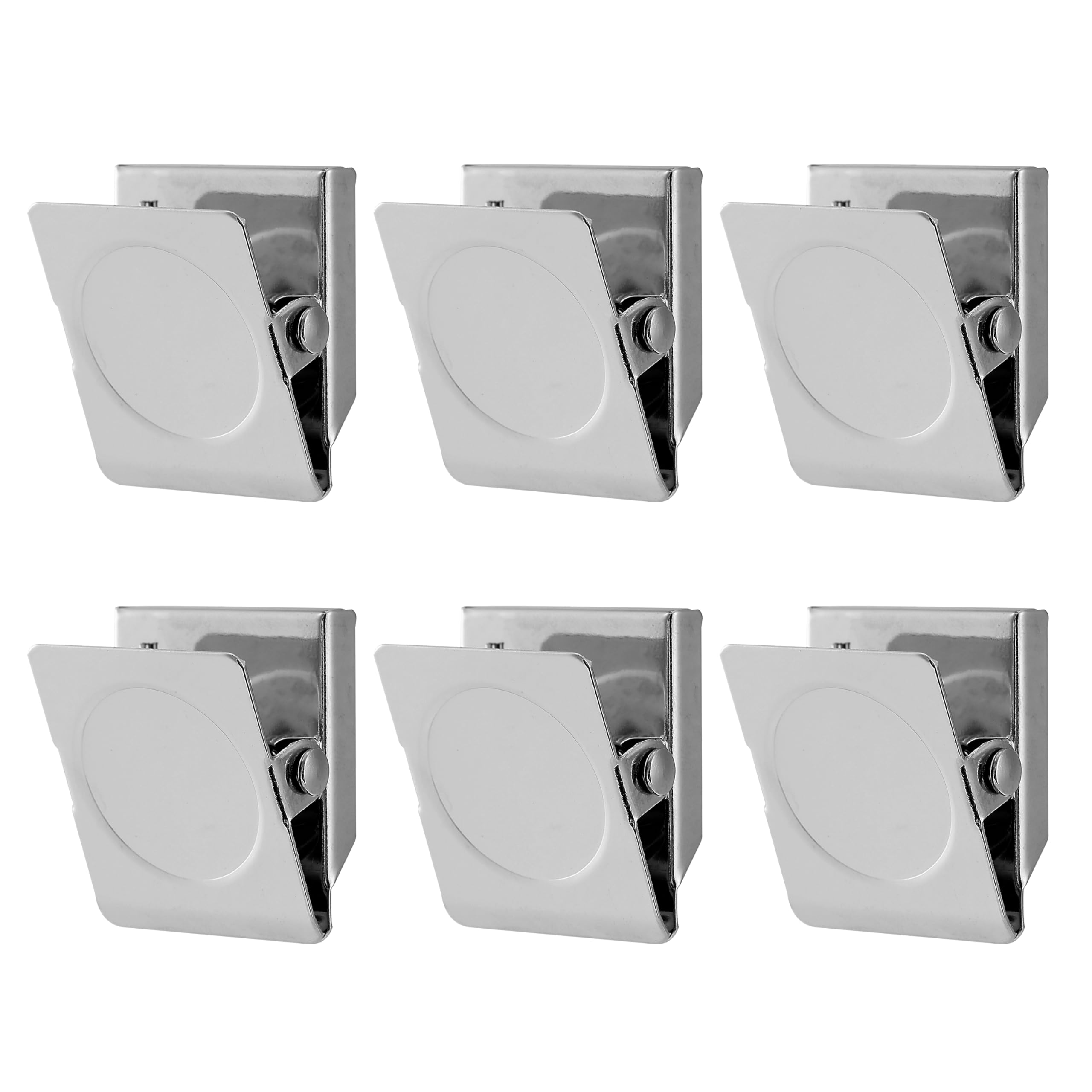 Mr. Pen- Magnetic Clips, 8 Pack, Silver, 1.2 Inch, Metal Clips, Refrigerator Magnets