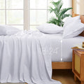 Horbaunal Extra Deep Pocket Queen Sheets - Fits Mattress 18-24 Inches Deep - 6 Pieces Hotel Luxury 1800 Thread Count Microfiber