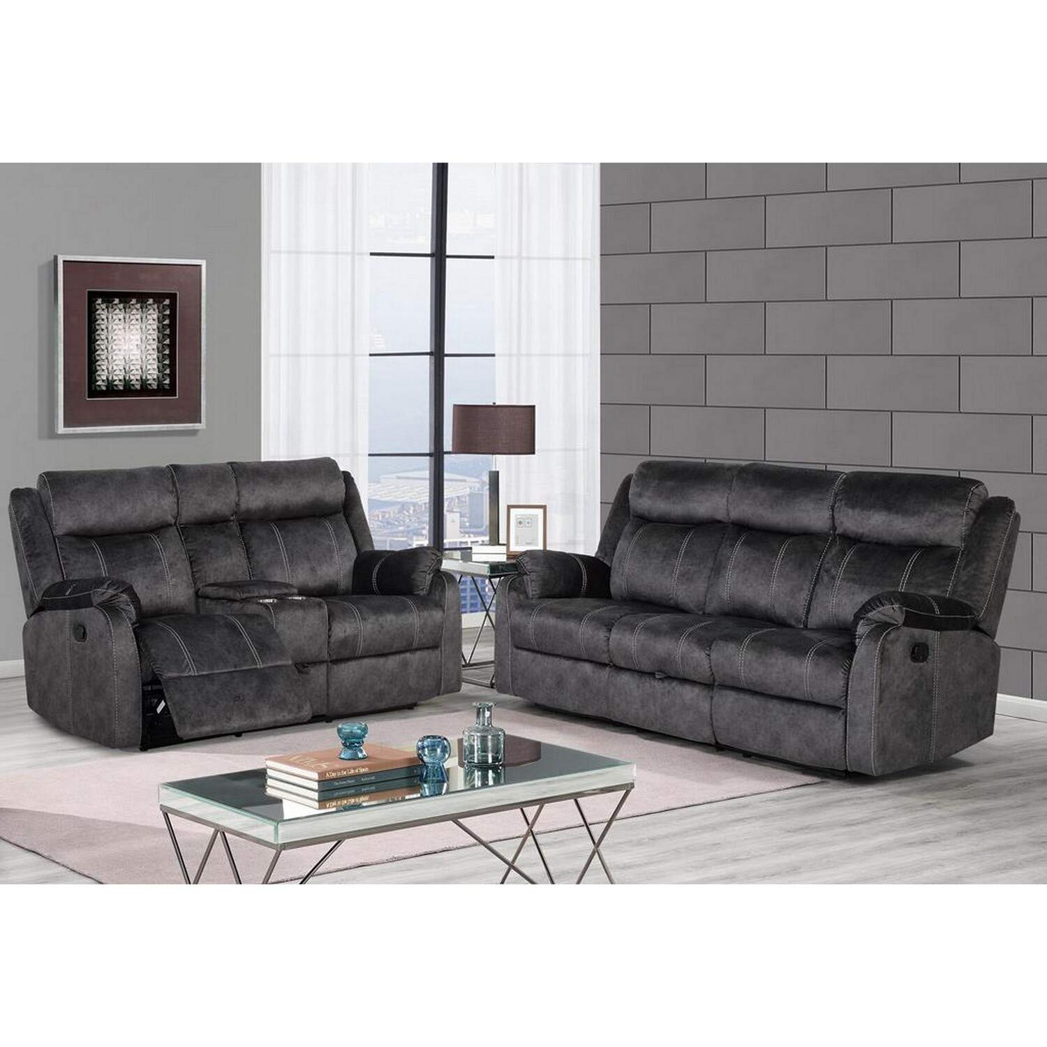 Global Furniture Usa Domino Glider Recliner - Thumbnail 2