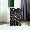XUWU 50L Laundry Basket Halloween Spider Foldable Laundry Hamper with Padded Handles Waterproof Durable Clothes Hamper Storage B