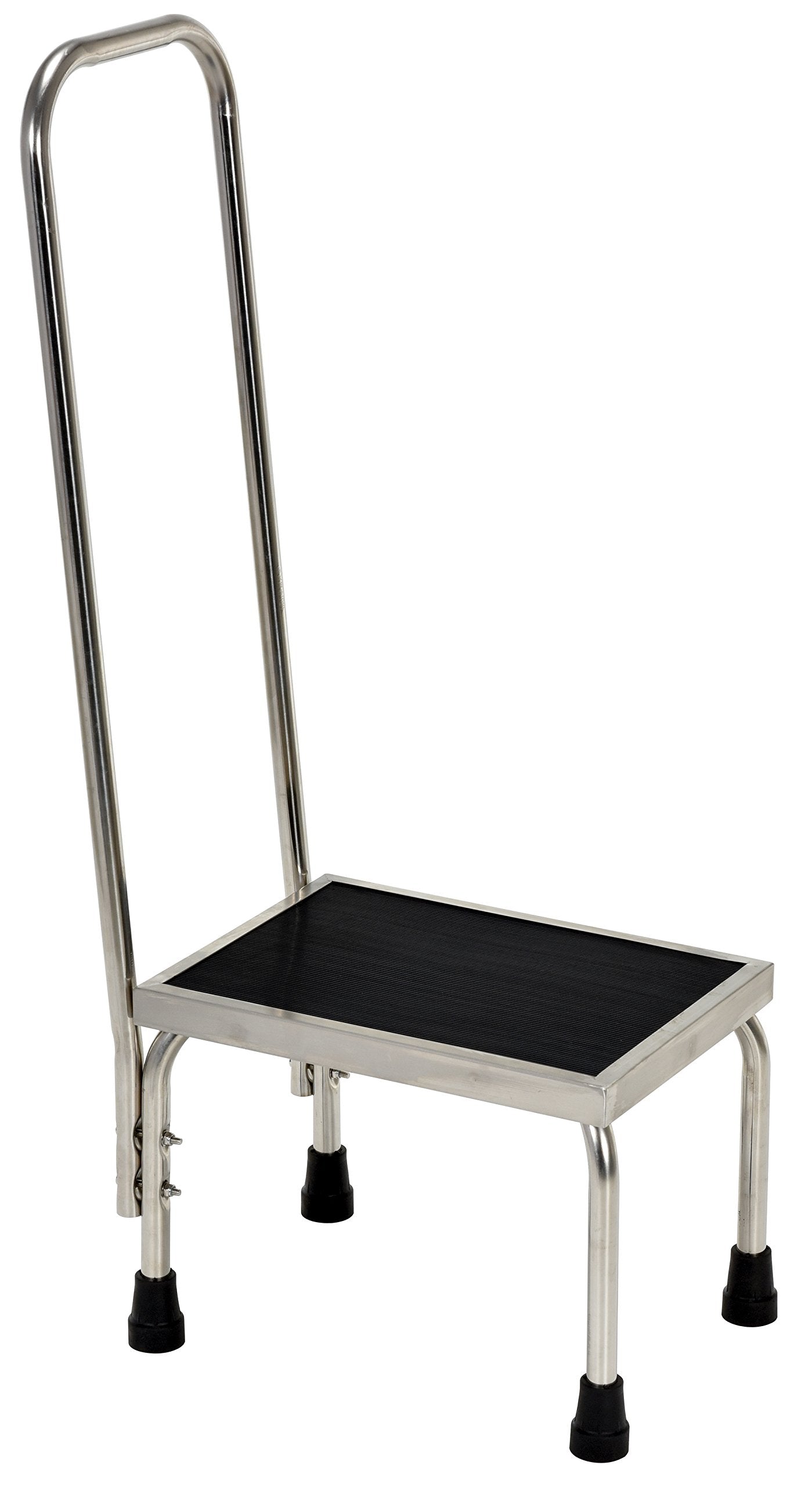 Vestil Ft-Ss-1Hr Stainless Steel Foot Stool With Handle, Silver