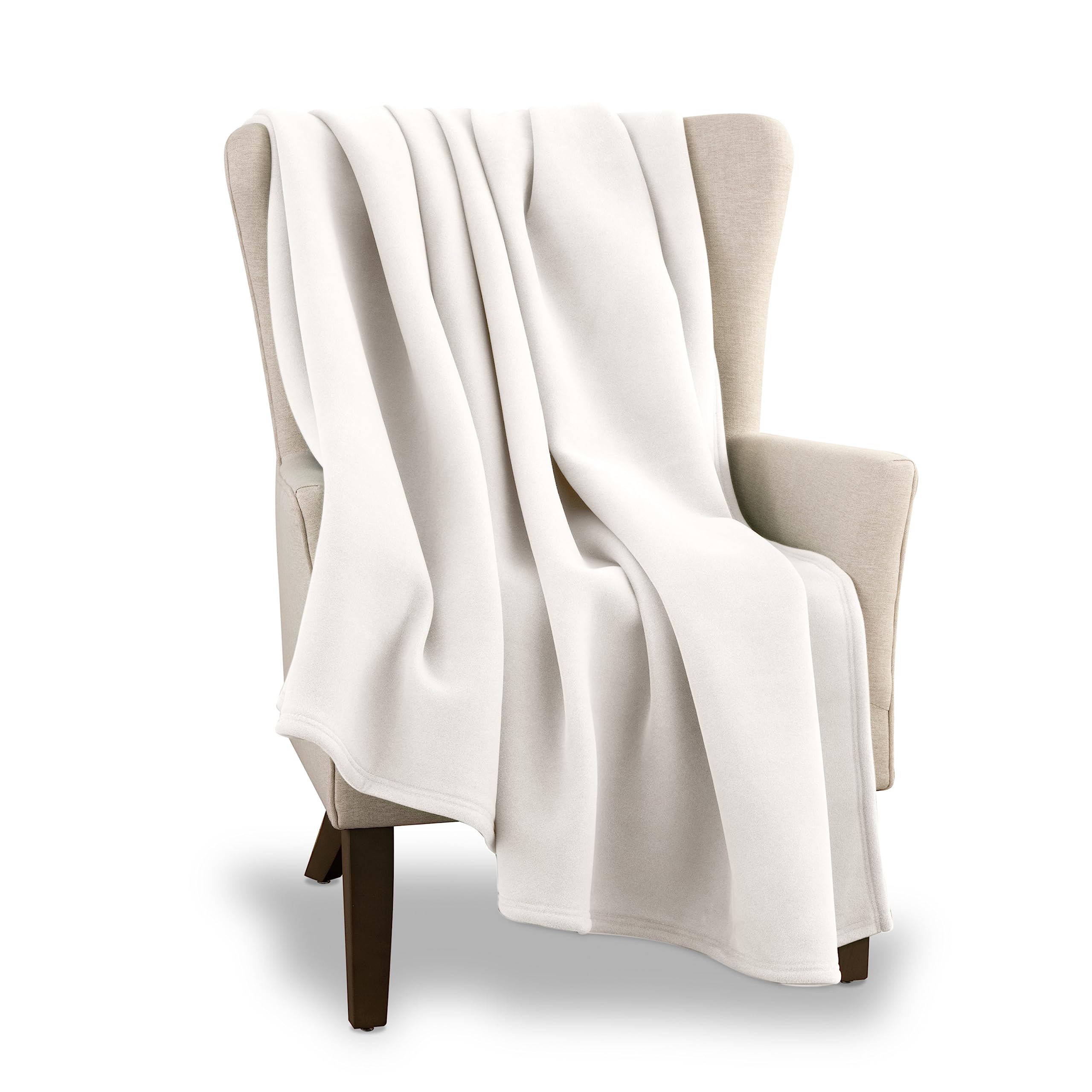 Vellux Twin Size Blanket - All Season Luxury Warm Micro Plush Lightweight Thermal Fleece Blankets - Perfect For Couch Bed Sofa -