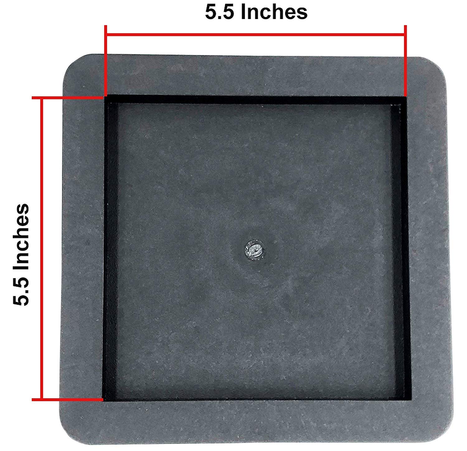 Duracasa 5 Inch Bed Risers - Fits Huge 5.5 Inch Bed Or Furniture Post, Creates An Additional 5 Inches Of Height Or Storage! Heav