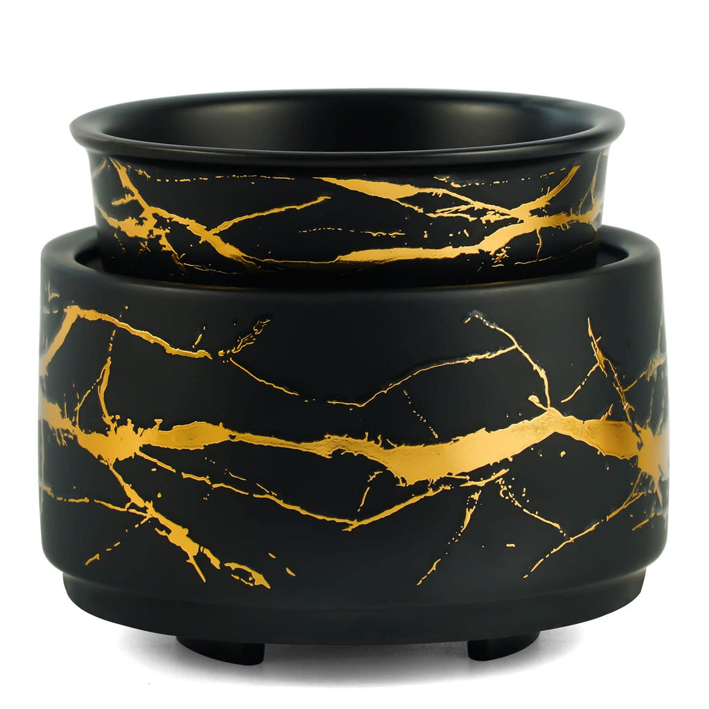 PALANCHY Wax Melt Warmer Ceramic 3-in-1 Oil Burner Electric Candle Wax Warmer Burner Melter Fragrance Warmer for Scented Waxs Ho