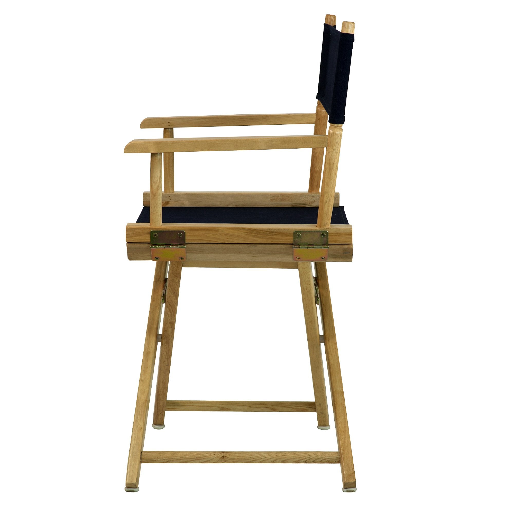 Casual Home 18" Director'S Chair Natural Frame With Navy Canvas