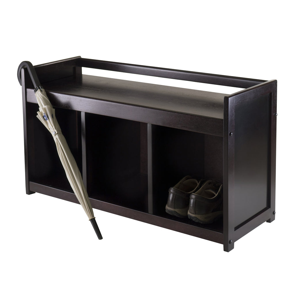 Winsome Addison Bench, Only Ben, Dark Espresso