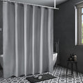 AooHome Extra Long Shower Curtain 72 Width x 78 Height Inch, Fabric Shower Curtain Liner for Hotel with Hooks, Water Repellent, 