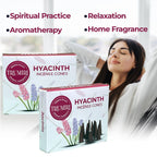 Hyacinth Incense Cones - Total 20 Cone Incense - Dual Pack Of 10 Insence Cones - Incense Cones Scented - Cone Incense Scents - I