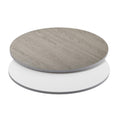 Flash Furniture Glenbrook 42' Round Table Top With White Or Gray Reversible Laminate Top (Pack Of 1)