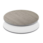 Flash Furniture Glenbrook 42' Round Table Top With White Or Gray Reversible Laminate Top (Pack Of 1)