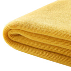 Homiest Decorative Knitted Throw Blanket With Fringe Soft & Cozy Tassel Blanket For Couch Sofa Bed (Yellow,50X60)